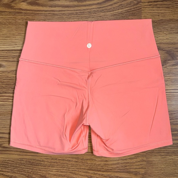 Lululemon Align High-rise Short 6” - Size 12/Sunny Coral - Picture 2 of 2